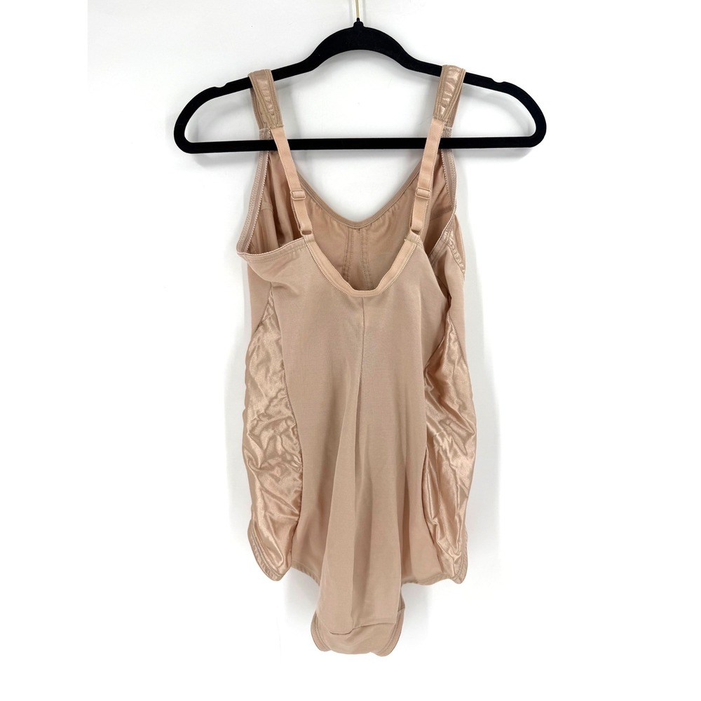 Miraclesuit Body Shaper Womens 40D Beige Extra Firm Control Satin Minimalist - Picture 2 of 9